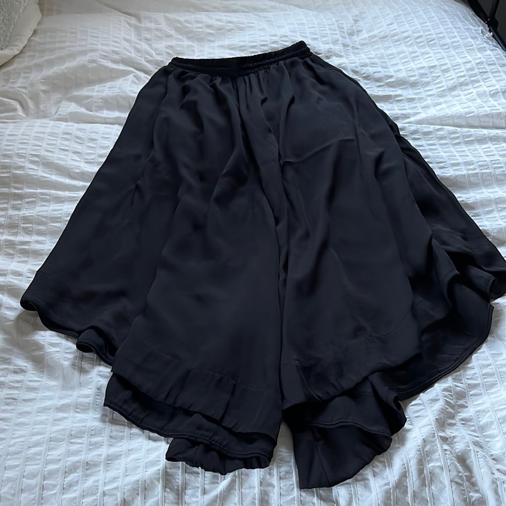 FARM RIO Black Satin Trousers